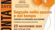 Locandina dell'iniziativa #ZONTA SAYS NO