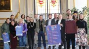 Foto di gruppo dei partecipanti alla presentazione dell'edizione 2023 di "Cielo di Notte"