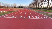 La pista di atletica riqualificata al Campo Scuola di largo degli Sportivi