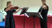 Francesca Senatore, viola, e Stefan Stancic, violino (Conservatorio C. Monteverdi)