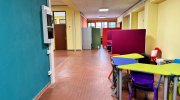 Interno della scuola Anna Frank riqualificato