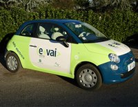 auto del servizio di car sharing 