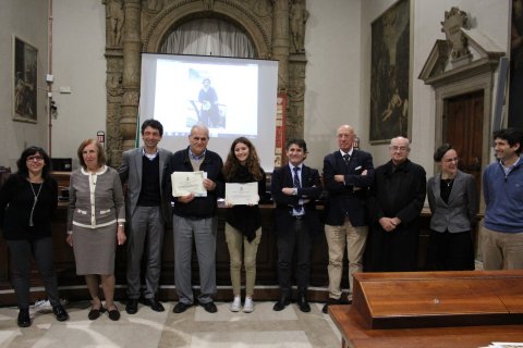 I premiati con la Commissione