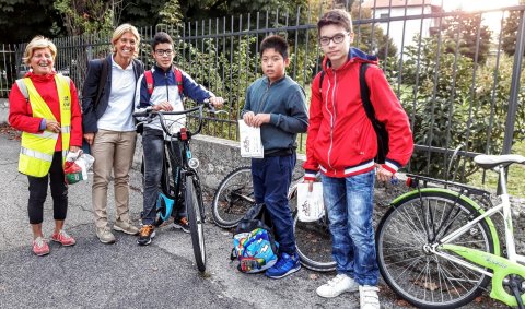 Premiazioni alla scuola Anna Frank