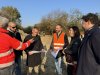 Partecipanti al sopralluogo del cantiere in via Monviso